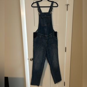 Old navy maternity denim overalls